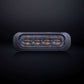Feu LED orange 4 LED Dark Knight verre teinté homologué
