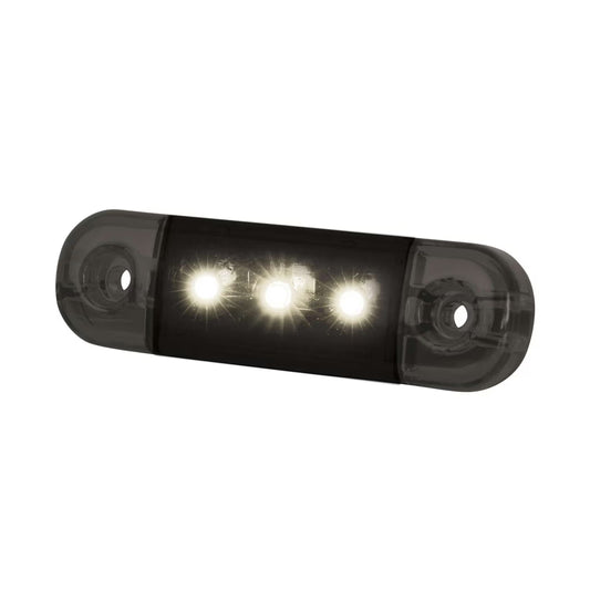 Feu de Position Avant LED Dark Knight Slim 3 LED STRANDS – Feu LED Noir Ultra-Fin à Lentille Fumée