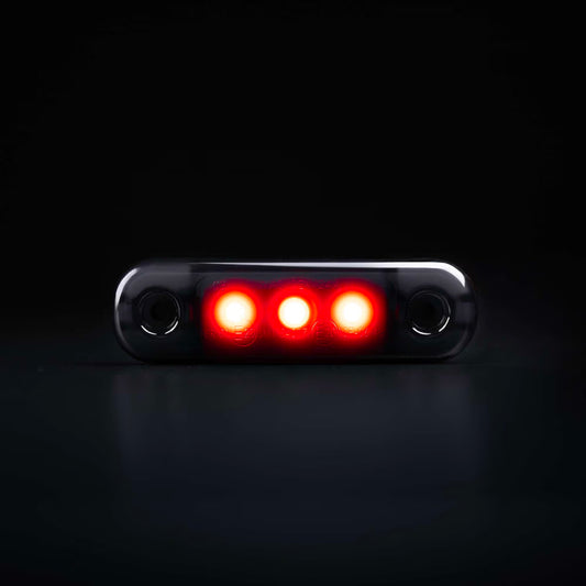 DARK KNIGHT Super Dark Slim LED Rear Position Light STRANDS – Feu LED Ultra Slim Fumé Premium Homologué