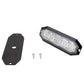 Feu LED blanc/orange 12 LED extra fin