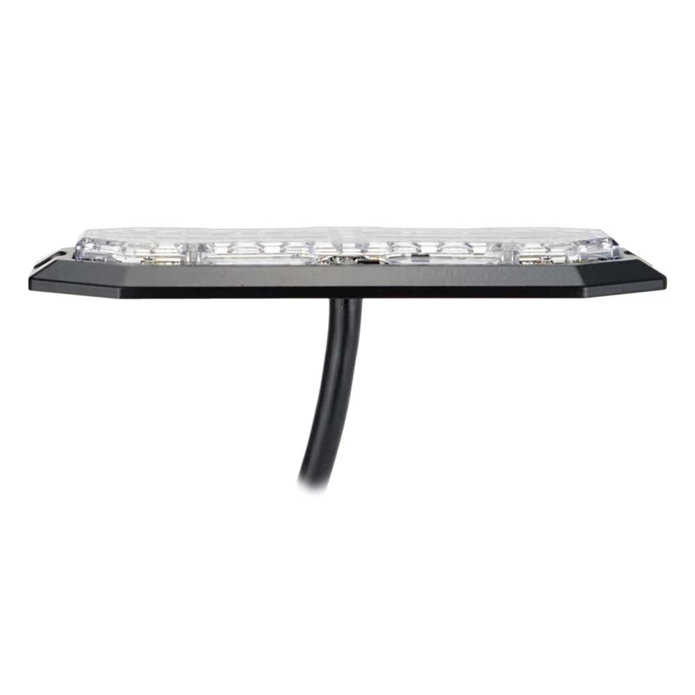 Feu LED blanc/orange 12 LED extra fin