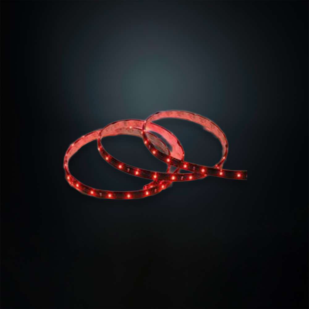 Flexistrip 30cm Red LED Strip Light 24V – Flexible, Waterproof &amp; High-Visibility Lighting