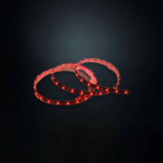Flexistrip 30cm Red LED Strip Light 24V – Flexible, Waterproof &amp; High-Visibility Lighting