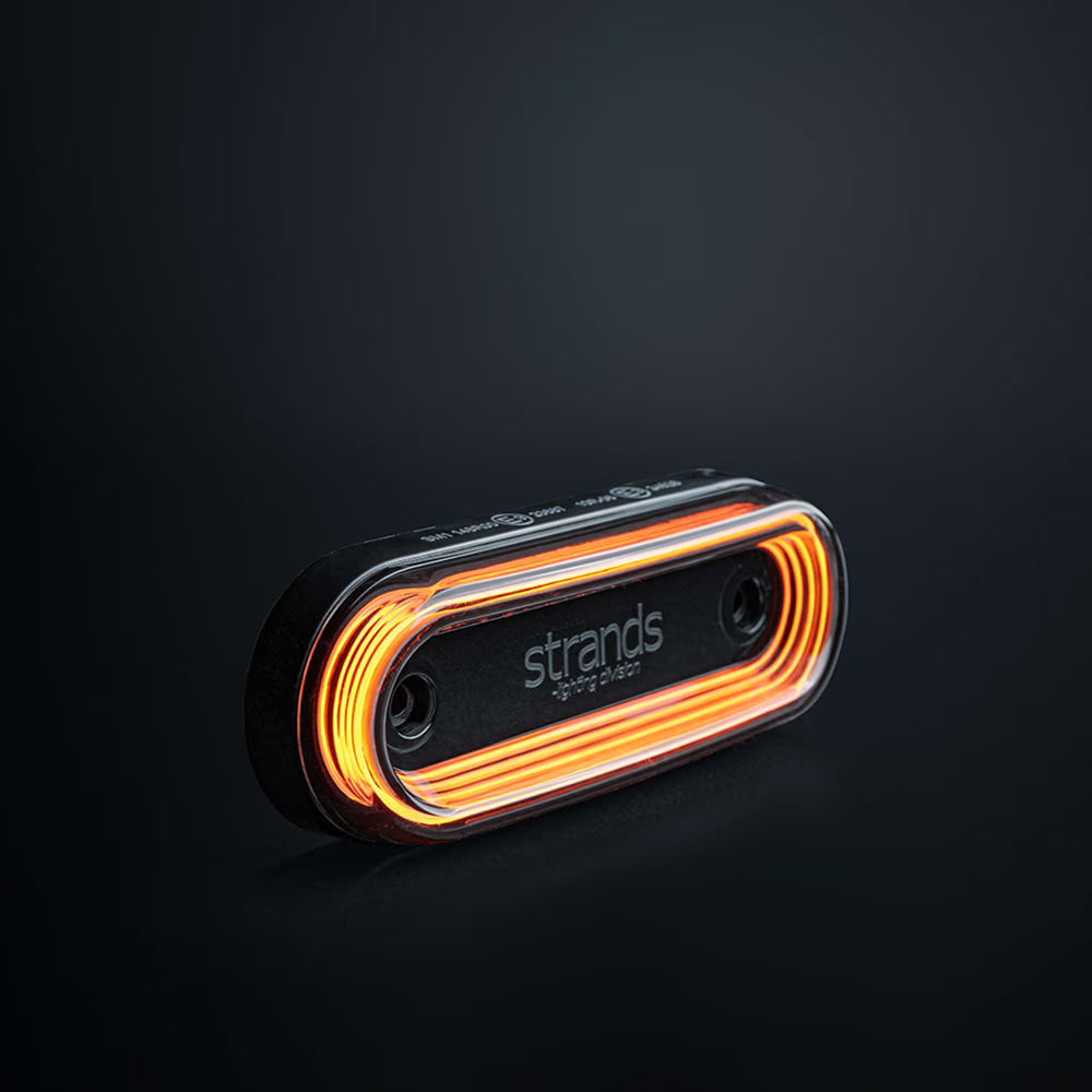 Feu Latéral LED Orange FOR9T Gravity STRANDS - Ovale
