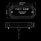 Feu Latéral LED FOR9T Scale – 10-40V, IP67