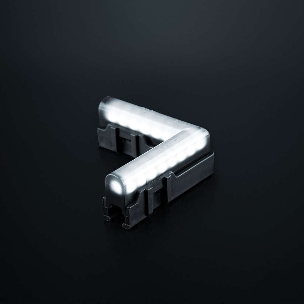 Feu de Position Avant FREEDOM Dark Line Coin LED Blanc