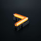 Feu d'Angle Latéral FREEDOM Dark Line Ambre LED