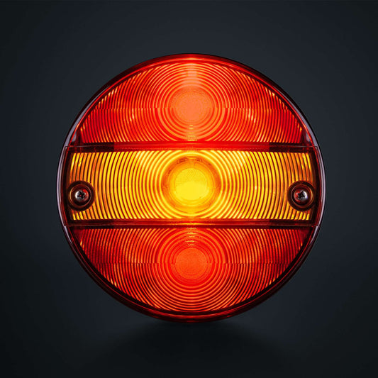 IZE OG Hamburger LED Tail Light – 3-in-1 Rear Light | E R148 Approved, IP6K9K, 12V–24V