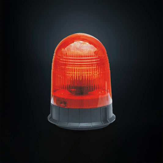 HWL-01 Red Halogen Warning Beacon | 360° Rotating Safety Light