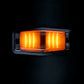 Feu Double Burner IZE LED Black Bullet - Duo Ambre/Blanc