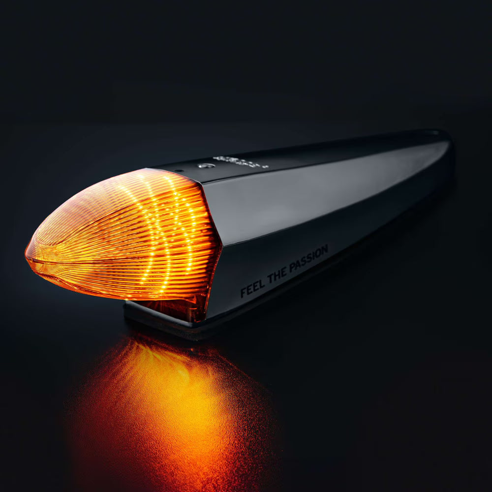 Feu Torpedo IZE LED Black Bullet - Chrome Noir STRANDS