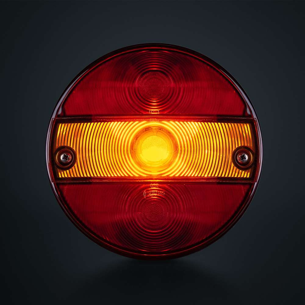 IZE OG Hamburger LED Tail Light – 3-in-1 Rear Light | E R148 Approved, IP6K9K, 12V–24V