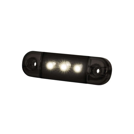 Feu de Position Avant LED Dark Knight Slim 3 LED STRANDS – Feu LED Noir Ultra-Fin à Lentille Fumée