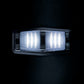 IZE LED Black Bullet Double Burner Duo – Feu de position blanc / ambre avec warning intégré (IP69K, ECE)