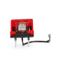 STRANDS Éclairage de plaque d’immatriculation LED – Blanc / Rouge (4 LED, IP68)