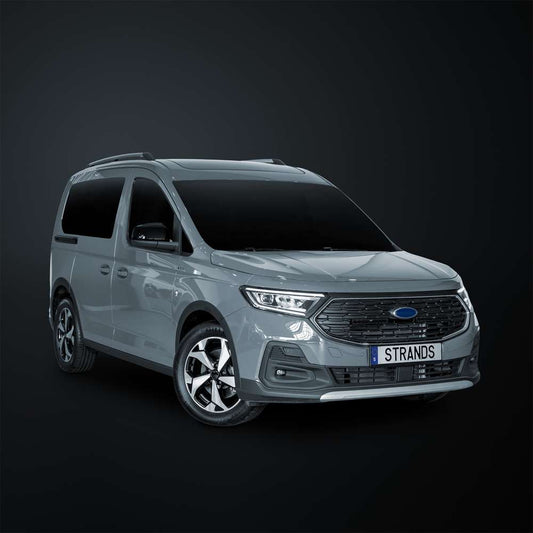 Vehicle-specific LED grille light kit for Ford Transit Connect by SUV4x4CUSTOM, featuring sleek design and bright illumination.