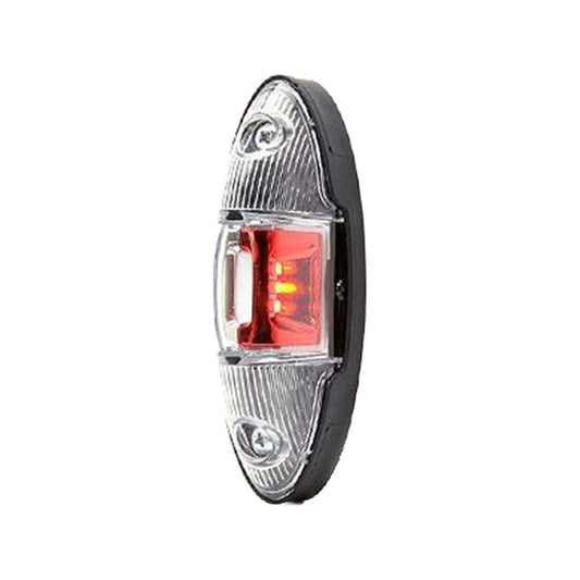 STRANDS Wide LED Position Light White/Red – Dual Function Marker Lamp for Front &amp; Rear Vehicle Safety