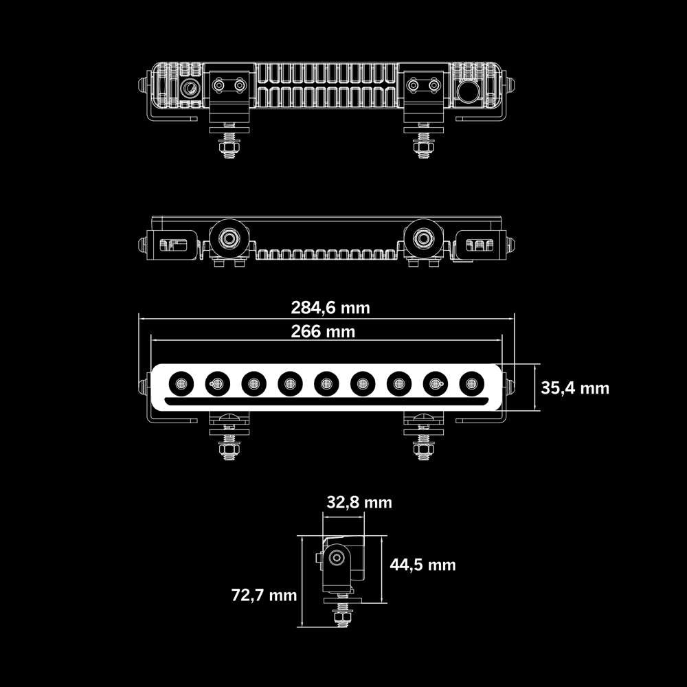 Nuuk D-Line 20" LED Light Bar – Ultra-Slim Design, Exceptional Visibility