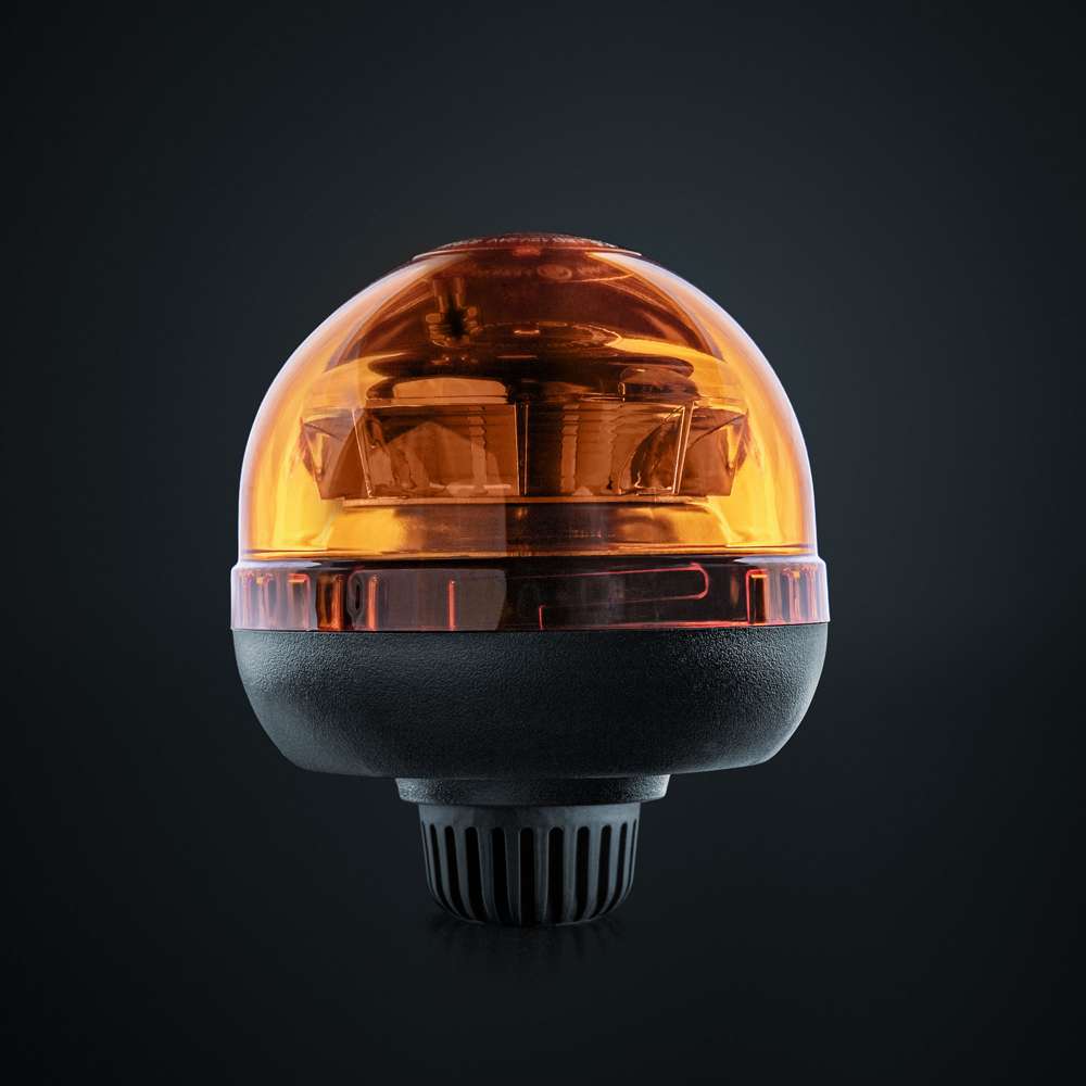 Gyrophare LED Orange Big Energy Fixation Tube