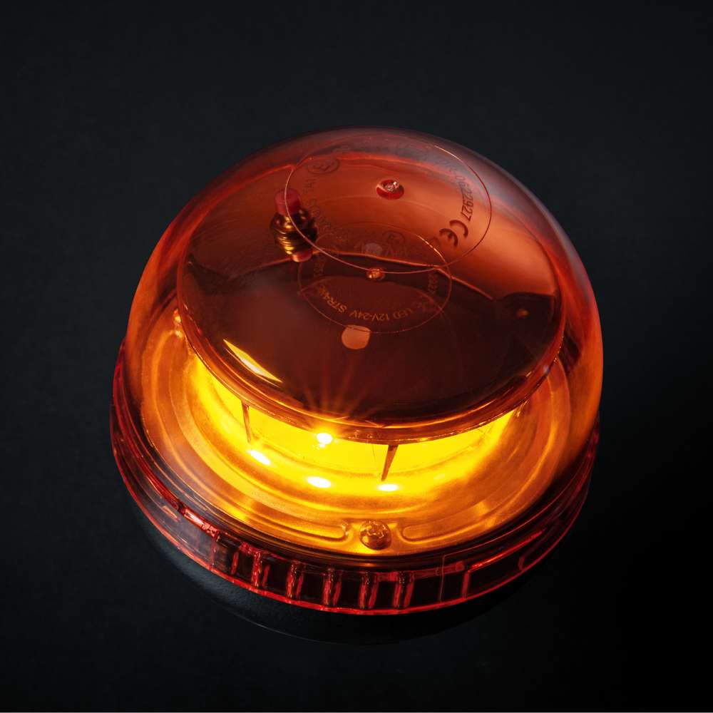 Gyrophare LED Orange Big Energy Fixation Tube