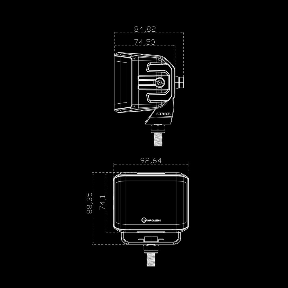 Projecteur de travail LED 44W Red Fox