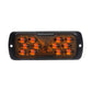 Strands Slim 12 LED Amber Warning Light – Advanced Fisheye Directional Strobe Technology
