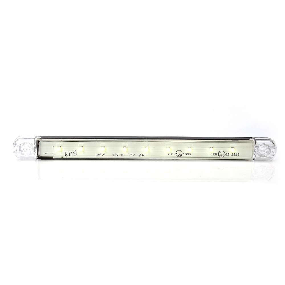 Feu Avant LED STRANDS Slim Oblong 9 Diodes Blanc