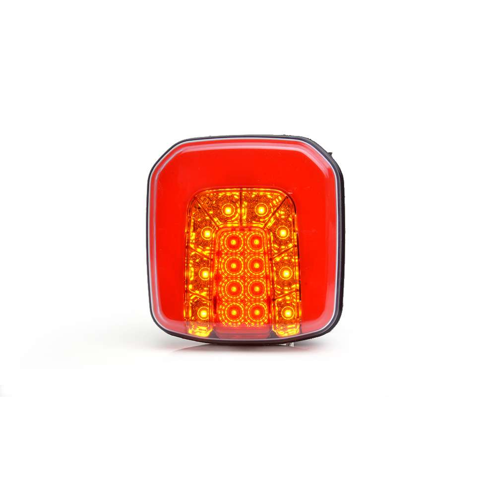 STRANDS Square LED Tail Light – 3 Function Rear Light with Tail, Brake &amp; Turn Signal