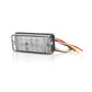 STRANDS Feu Arrière LED Rectangulaire 3 en 1 – Design Slim Lentille Claire pour Installation Facile