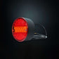 STRANDS Round LED Tail Light Red &amp; Amber Lens – Universal 3-in-1 Rear Light for Trailers, Trucks &amp; Commercial Vehicles