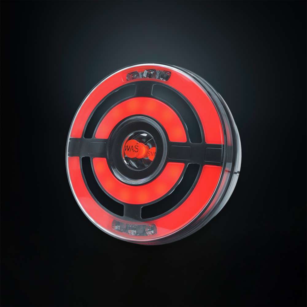 STRANDS Circular LED Tail Light – 3-in-1 Functions