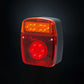 STRANDS Compact Square LED Tail Light – 3-in-1 Rear Light (Tail, Brake &amp; Turn Signal) for Trucks, Trailers &amp; Utility Vehicles