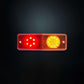 STRANDS Universal Rectangular LED Tail Light – 3-in-1 Rear Light with Simple Design for Trucks, Trailers &amp; Utility Vehicles