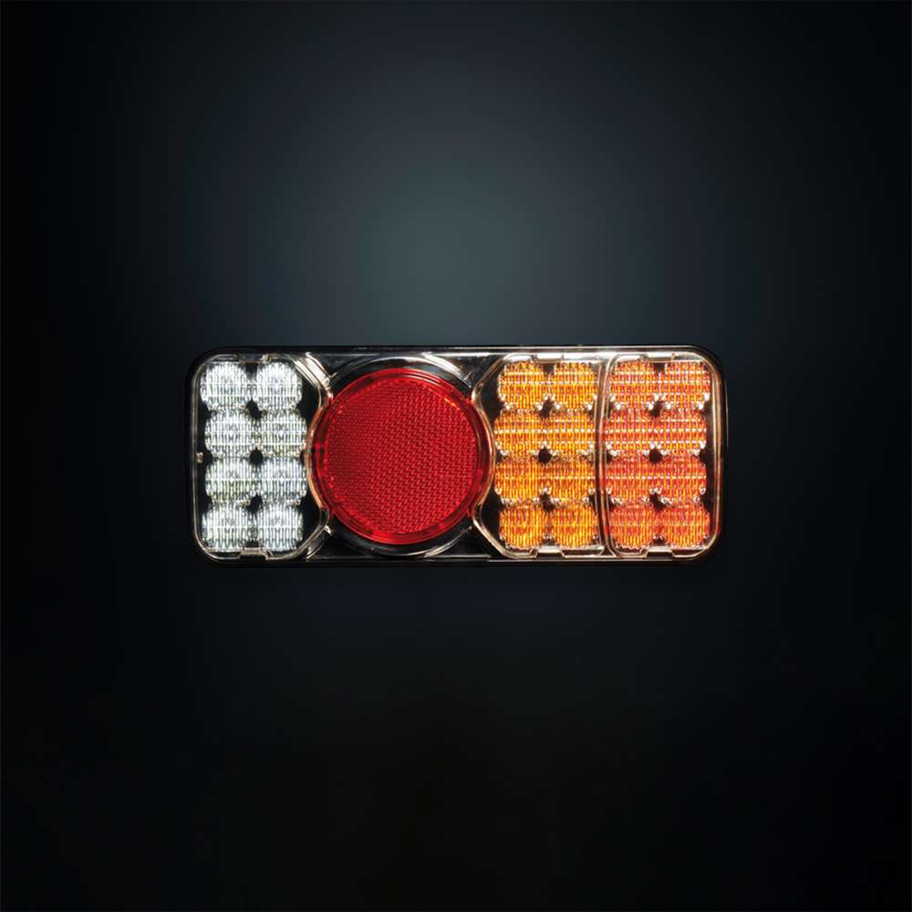 STRANDS Right Rectangular LED Tail Light – 4 Functions Elegant Design