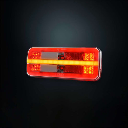 STRANDS Universal Rectangular LED Tail Light – 4 Functions (E-Mark Approved)