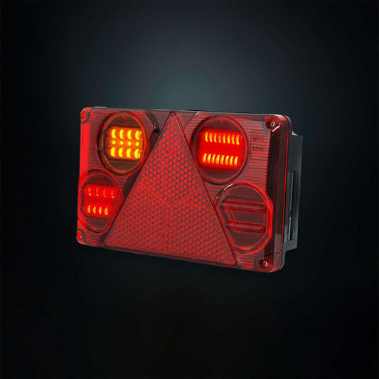 Strands Rectangular LED Rear Light – 5 Functions – Left Side