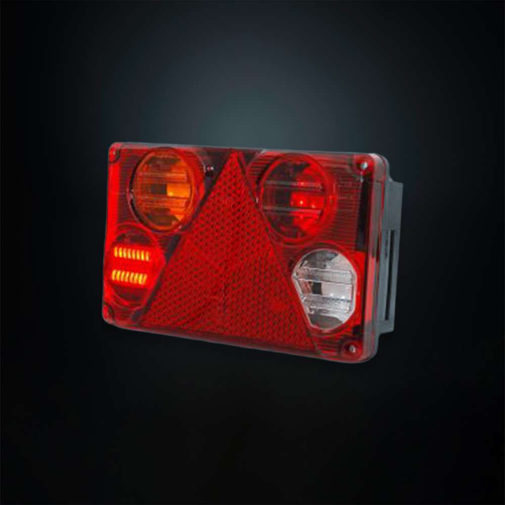 Strands Rectangular 5-Function LED Trailer Rear Light – Left Side