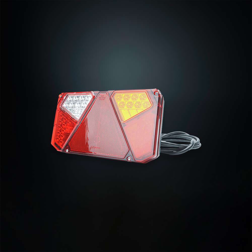 Strands Rectangular 5-Function LED Trailer Rear Light – Right Side