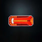 STRANDS Universal Rectangular LED Rear Tail Light – 5 Functions | E-Approved &amp; IP68 Waterproof