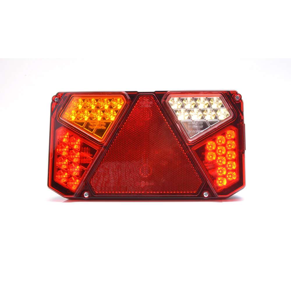 Strands Left Side Rectangular LED Rear Tail Light – 5 Functions for Trailer