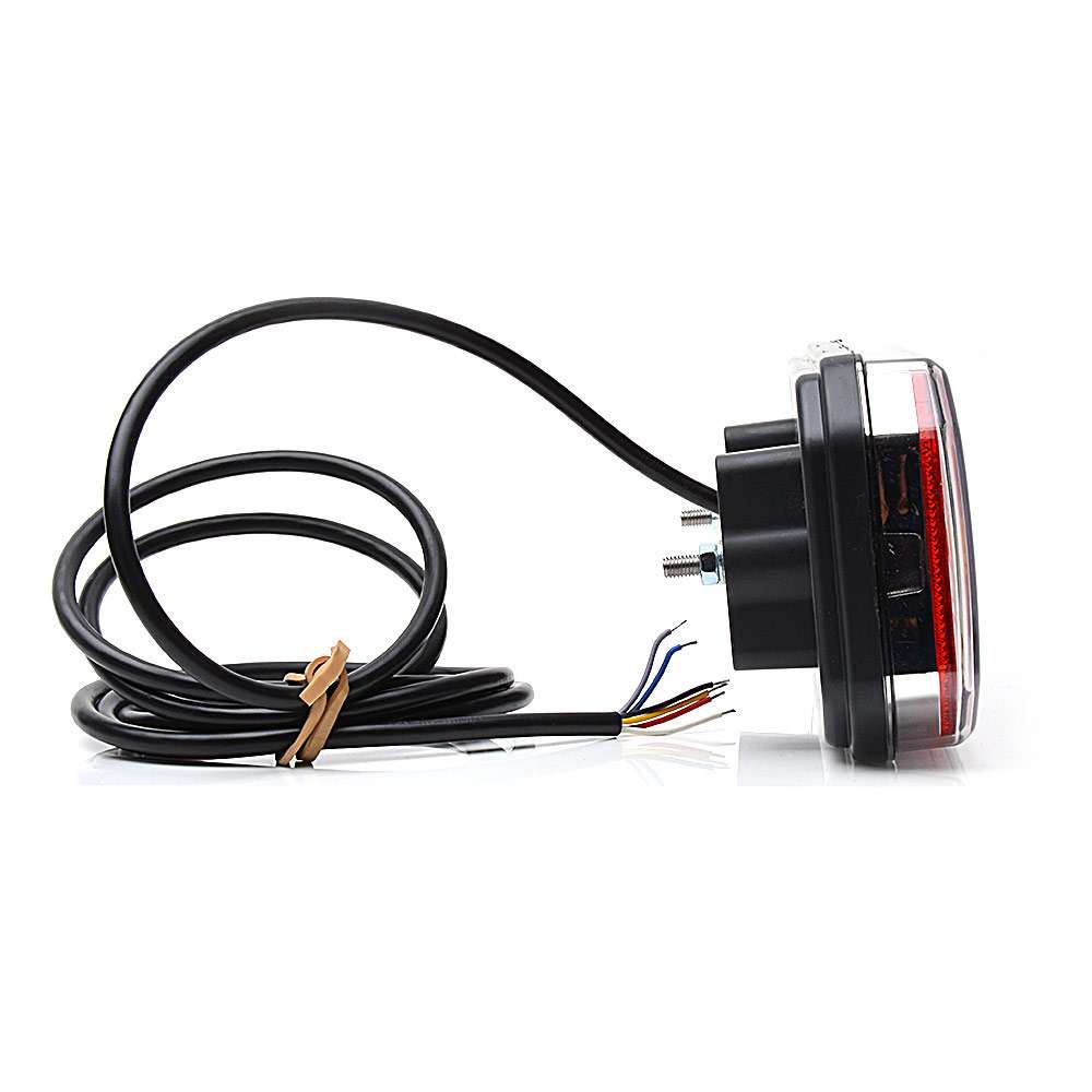 Strands Universal Rectangular LED Rear Tail Light – 5 Functions with Dynamic Sequential Indicator