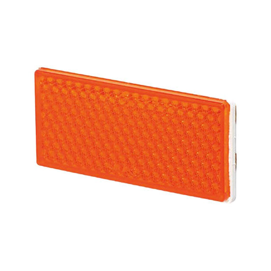Strands Rectangular Amber Reflector – High-Visibility Side Marker for Trailers, Vans &amp; Commercial Vehicles