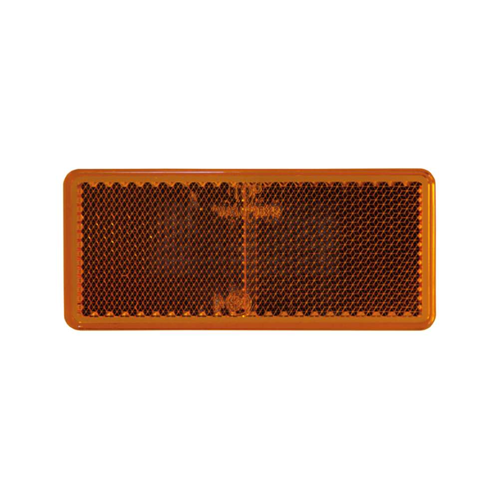 Strands Rectangular Amber Reflectors (Pack of 4) – High-Visibility Side Reflectors for Trailers, Vans &amp; Commercial Vehicles