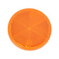 Strands Round Amber Reflector – High-Visibility Side Marker Reflector for Trailers, Trucks &amp; Utility Vehicles