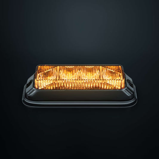 Feu LED Directionnel Orange 4 LED – Warning Professionnel Haute Visibilité Homologué ECE R65