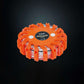 Strands Amber LED Warning Puck Light – 16 LED Magnetic Emergency Safety Flash for Vehicles
