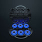 6-Pack Strands Rechargeable Blue LED Warning Pucks – Complete Professional Safety Kit