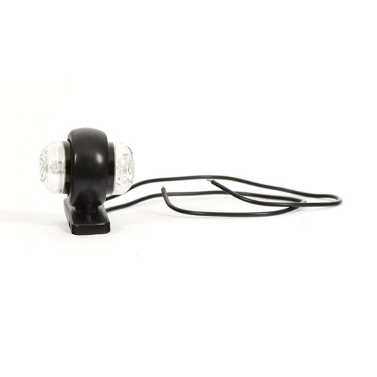 Strands Eyeball LED Position Light – Red &amp; White Rubber Arm Marker Lamp – E Approved ECE R7 IP68