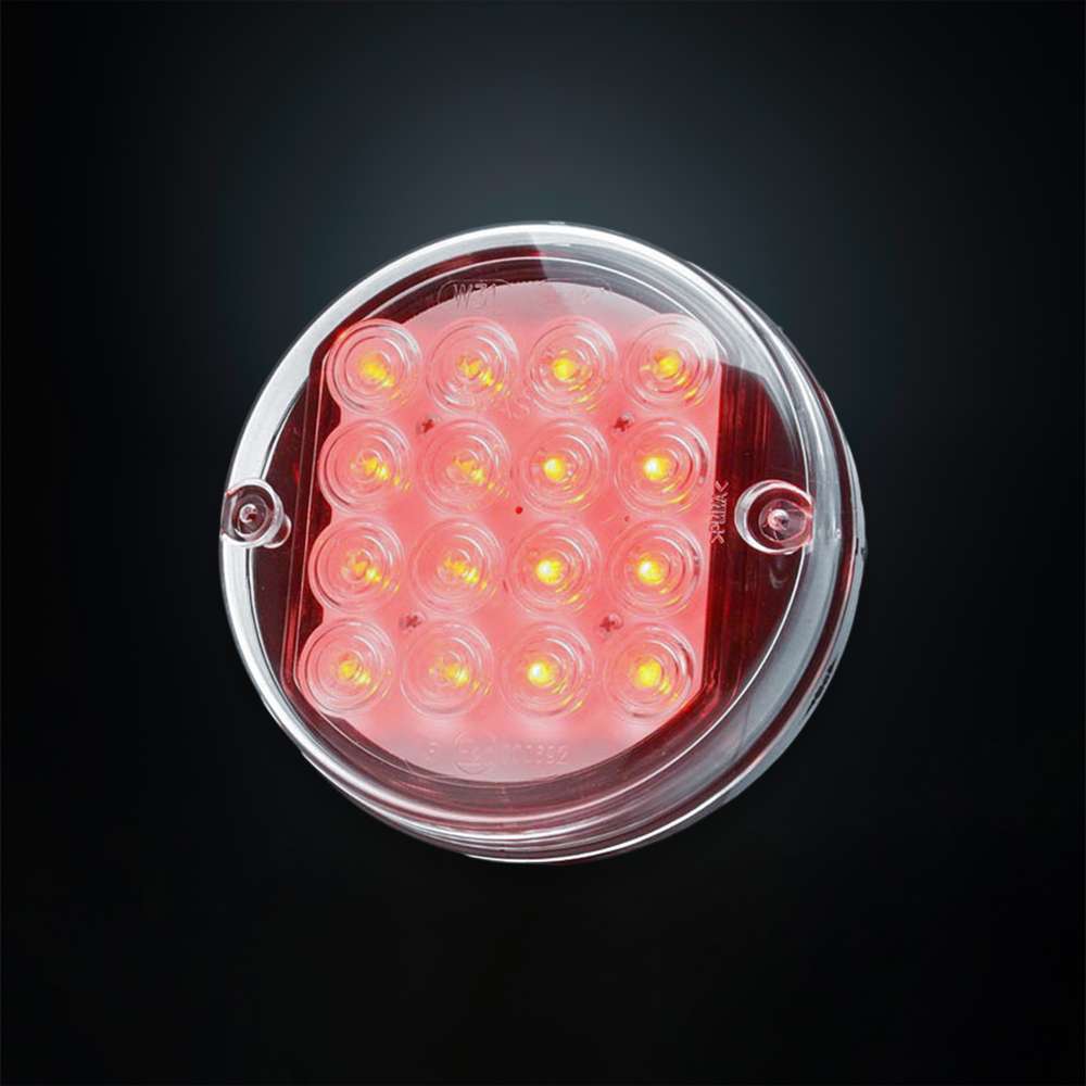STRANDS Round LED Fog Light – Elegant &amp; Minimalist Rear Fog Lamp