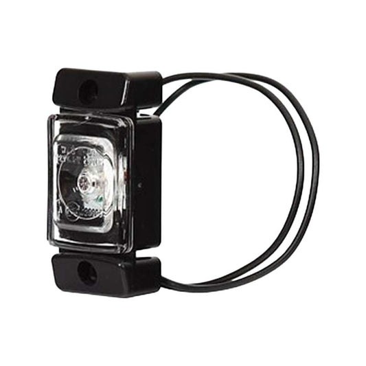 STRANDS Feu de Position Avant LED Blanc avec Cadre Noir – Éclairage Moderne pour Tous Types de Véhicules